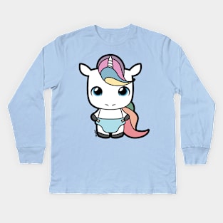 Unicorn Toonie Kids Long Sleeve T-Shirt